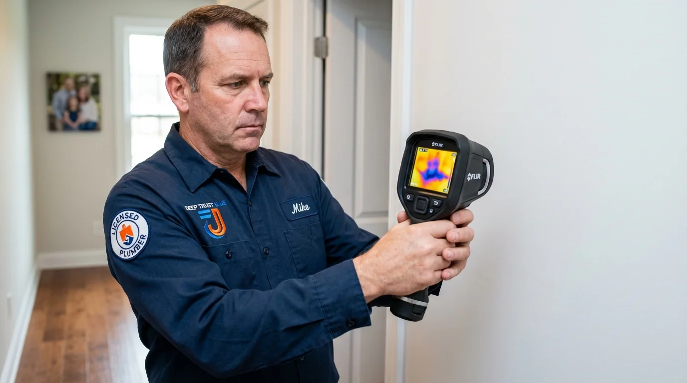Thermal imaging leak detection by Johns Plumbing LLC in Flemingsburg